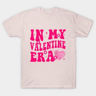 In My Valentine Era Cute Valentine's Day Girls Kids Retro T-Shirt